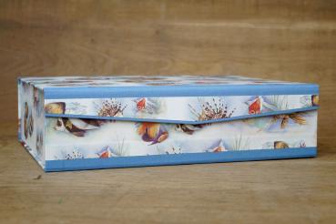 Schachtel Fische, handgemachte Box